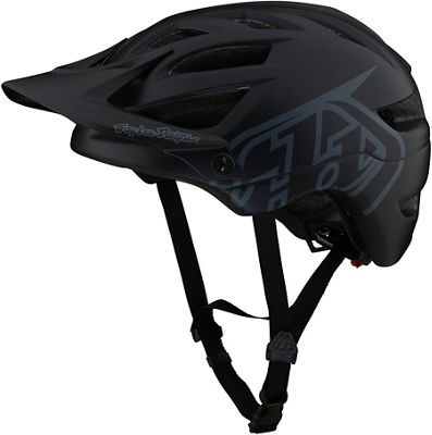 Troy Lee Designs A1 Helmet (Drone) - Drone Black - M/L, Drone Black